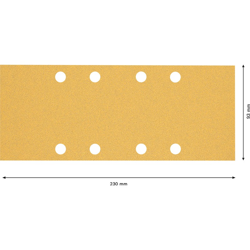 Bosch Professional 10x Expert C470 Sandpaper (for Hardwood, Paint on