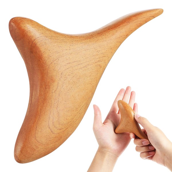Beavorty 1Pcs Gua Sha Tool Wood Massager Board Thai Massager