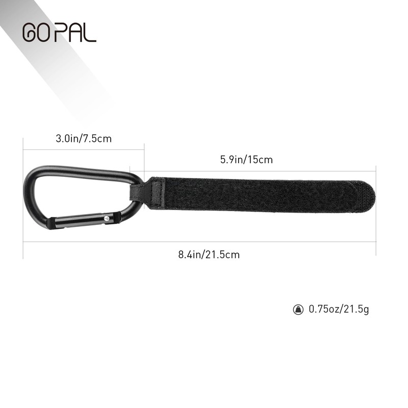 6 Pack Stroller Hooks for Bags, Baby Stroller Clips and