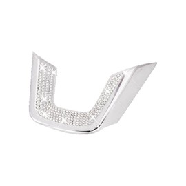 HHLOU Bling Crystal Car Interior Accessories Sticker Fits for Honda Accord Civic CR-V. (Silver 3)