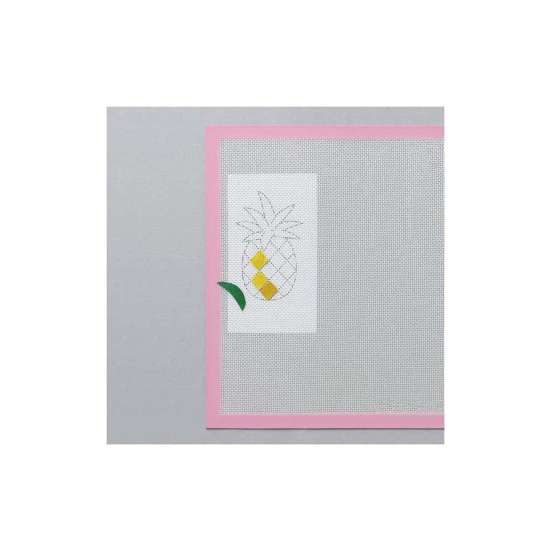 Clover 4095 Design Pro Applique Mat, Appliqué Mat, White/Pink
