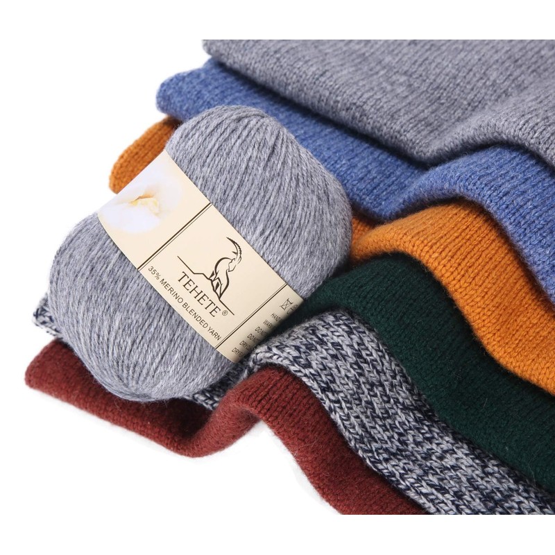 TEHETE Wool for Knitting and 35% Merino Wool Hand Knitting
