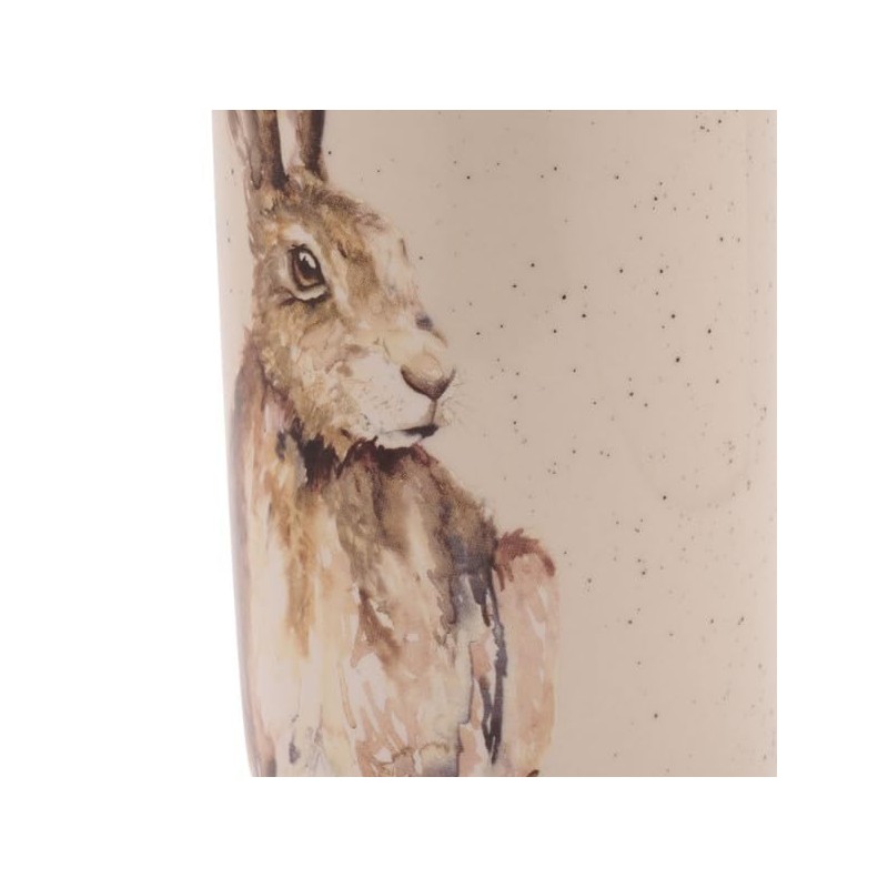 Widdop Tall Ceramic Vase - Wild Hare with Speckled Effect