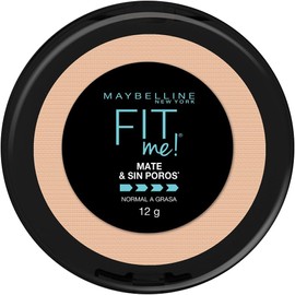 Maybelline Polvo Compacto Matte + Base Fit Me Matte – Acabado Natural y Sin Brillo