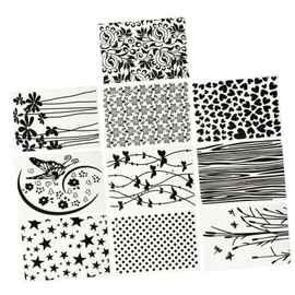 OSALADI 10pcs Plastic Embossing Folders for DIY Card Making Scrapbooking Creative Craft Templates with Assorted Patterns for Unique Designs and Decoration
