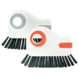 SoeUyd Pack of 2 Cleaning Brush, 2-in-1 Groove Cleaning Brush, Window Groove Cleaning Brush, Cleaning Brush for Window Recess for Cleaning Window and Sliding Door Guides