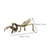 Metal Mantis Brass Praying Mantis Mini Fairy Garden Animal Figurines