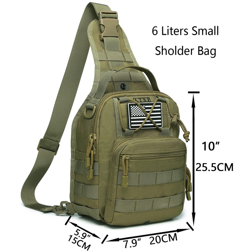 ATBP Small Tactical Sling Backpack Bag Holster One Over Shoulder