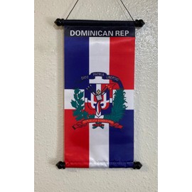 Dominican Republic Home Decoration wall Window Room Banner fabric poster Dominican flag design Hanging style decor DR flags
