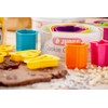Judge 36 Piece Coloured Cookie Cutter, Letters and Numbers, Yellow,