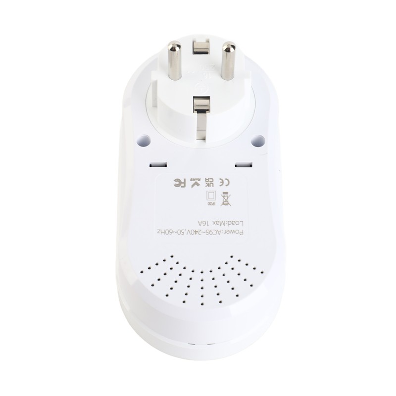 Digital Thermostat Outlet Plug 16A Outlet Socket Temperature Controller 5+1+1