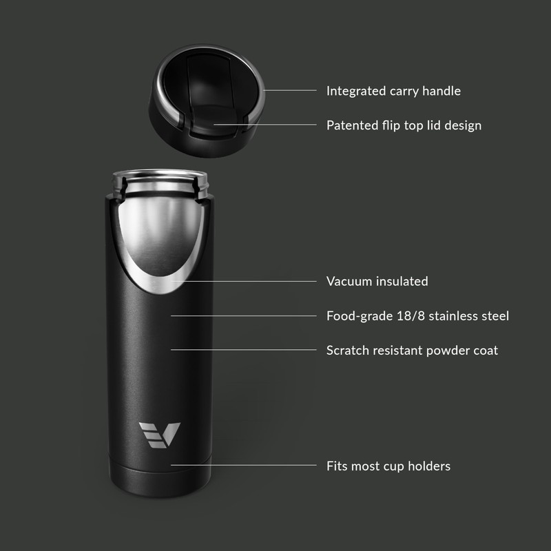 Ever Vessel Maxi Stainless Steel Water Bottle 26oz - Double