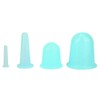 4pcs Silicone Gel Facial Cupping Set,Vacuum Massage Cup Kit,Vaccum Facial