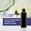 Infinity Jars 100 ml (3.38 fl oz) Black Ultraviolet Glass