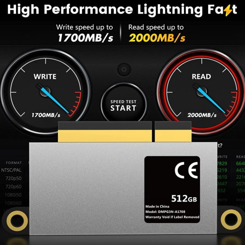 PC Internal SSD 128G 2000MB/S Read 1700MB/S Write Plug and
