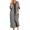 Women's Nightgowns & Sleepshirts Cotton Robe Maxi Caftan Loungewear Half