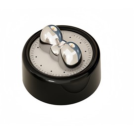 (Black or White) 60-Minute Visible Kitchen Timer with Magnetic, Visual Timer for Kids and Adults,3.2 * 3.2 * 2.9in(8.3 * 8.3 * 7.5cm) Suitable for: Cooking, Learning, Playing, Exercise (Black)