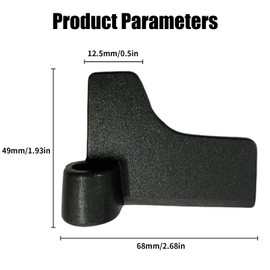 Bread Maker Paddle Compatible with Panasonic Bread Maker SD-256/SD-257/SD-2501/SD-2500/SD-2511/SD-ZB2502 Replacement Mixing Kneading Paddles Non-Stick Coated Kneading Blade Accessories