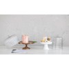 Creative Co-Op 12 Inches Round Acacia Wood Pedestal with Fluted