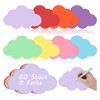 Pack of 80 Presentation Cards Cloud 14 x 23 cm