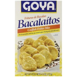 Goya Codfish fritters Bacalaitos Mix 4.5 oz by Goya