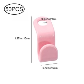 50 Pcs Hanger Connector Drop Connection Hanger Hook Space Saving Hanger for Hanging Clothes Towels Scarves Pants