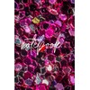 Chunky magenta glitter notebooks: 6x9 lined paperback notebook with glitter