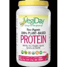 Vegiday Raw Organic Protein (Very Berry) - 936g