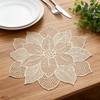 Gold Placemats Set of 6 for Dining Table 15 Inch