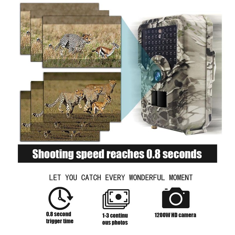 PR200 Pro 1080P Waterproof Trail Camera Hunting Camera with 49