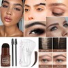 Eyebrow Stamp Waterproof Eyebrow Stamp Set, Reusable Makeup Brow Stamp