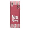 Depesche Miss Melody Triple Pencil Case Assorted Colours Red, Rust