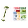 DARLING SHOP Rodillo De Jade + 5 Mascarillas Faciales Coreanas