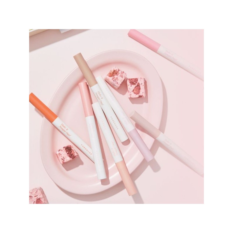 FORENCOS Nougat Hide & Fit Lip Pencil 0.8g, Color:02 Hongsi