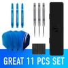 Harrows Genesis Tungsten Darts | Steel Darts Set with Carry
