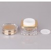 1PCS 30g Upscale RefillableAcrylic Cosmetic Bottles With Screw Lid and