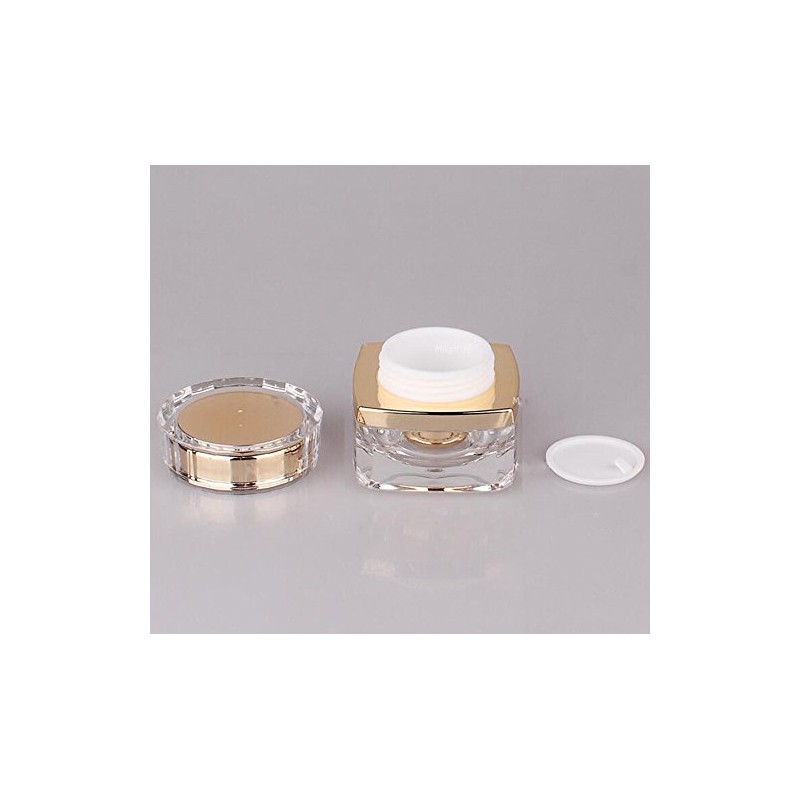 1PCS 30g Upscale RefillableAcrylic Cosmetic Bottles With Screw Lid and
