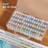 ARTDOT 64 Jars Storage Containers for Diamond Art Kits for