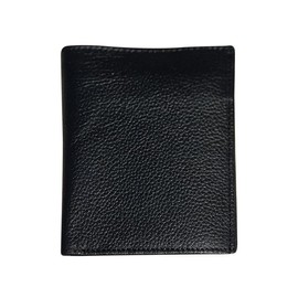 Credit Card Holder Wallet, RFID Blocking Leather Ultra Slim Wallet, Thin Minimalist Credit Card Case Card Protector, Front Pocket Wallets for Men - Color: Black