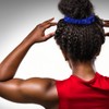 Rugby Hair Scrunchy - Blue/White | Stylish & Versatile Hair