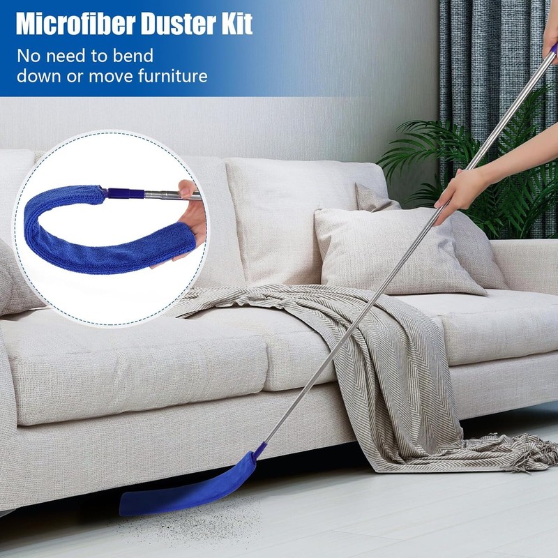 Retractable Gap Dust Cleaner Brush with Long Handle (30 to