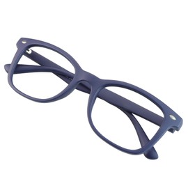 VisionGlobal Blue Light Blocking Glasses for Computer Reading or Gaming, UV 400 Anti Glare Lenses Help Reduce Eye Strain and Fatigue, Men and Women Frame, x1.25 No Magnification