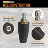 PENNONCLEAN Turbo Nozzle Pressure Washer,4000PSI (MAX 5000PSI) Pressure Washer Nozzle