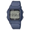 Casio W800H-2A Light Blue Band Unisex Adult Digital Watch, Black