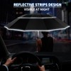 Satol 54 Inch Inverted Golf Umbrella for Rain Automatic Windproof