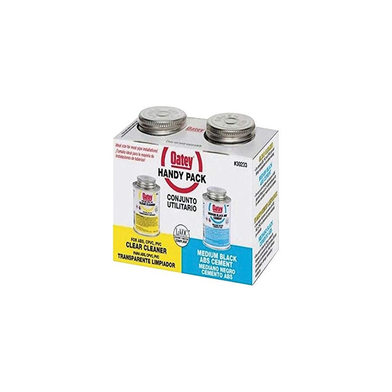 Oatey 30252 4 OZ Medium Black Cement 4OZ BLK ABS