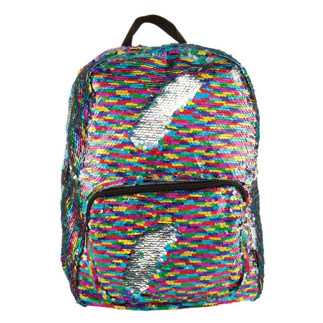 Style.Lab Fashion Angels Magic Sequin Backpack-Rainbow/Silver