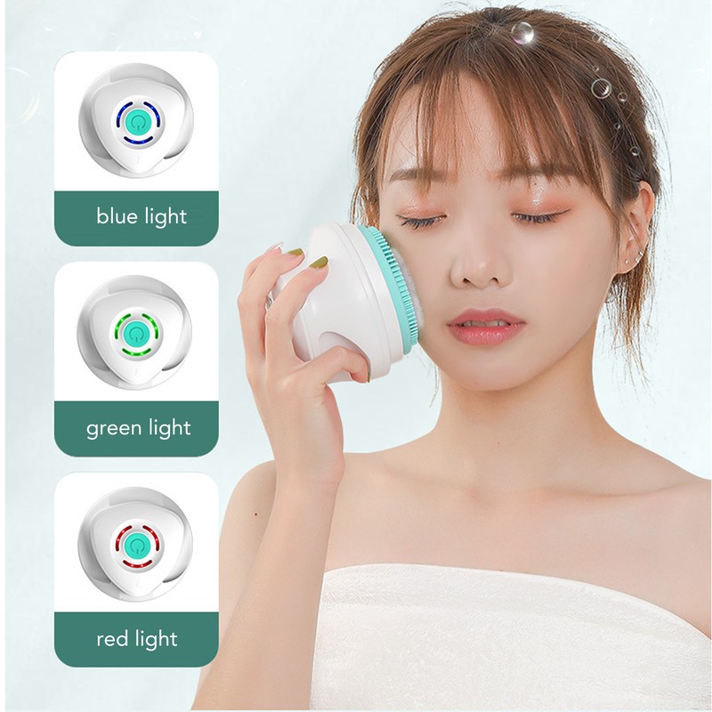 Electric Body Brush 3 Levels Speed Long Handle Exfoliating IP67