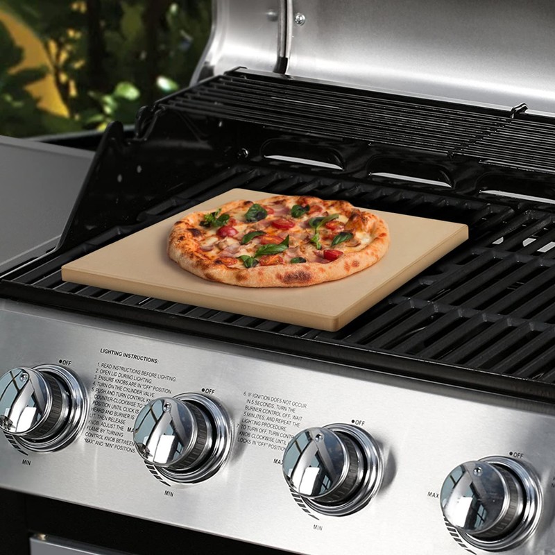 Unicook Large Pizza Stone for Oven and Grill, Heavy Duty