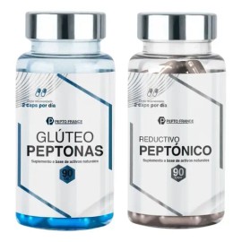 Kit Suplementos Glúteo Peptona + Reductivo Peptónico 90cáps